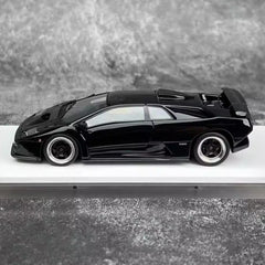 [Make Up] 1:43 Lamborghini 1999 Diablo GT Black Model Car Resin