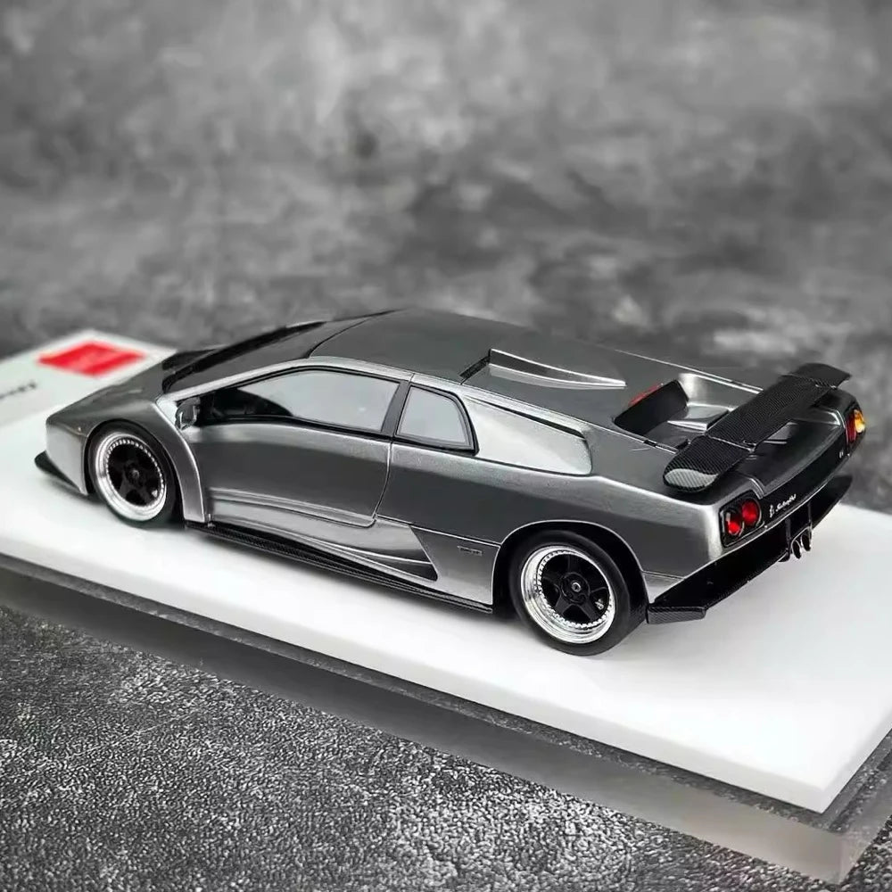 [Make Up] 1:43 Lamborghini 1999 Diablo GT Silver Model Car Resin