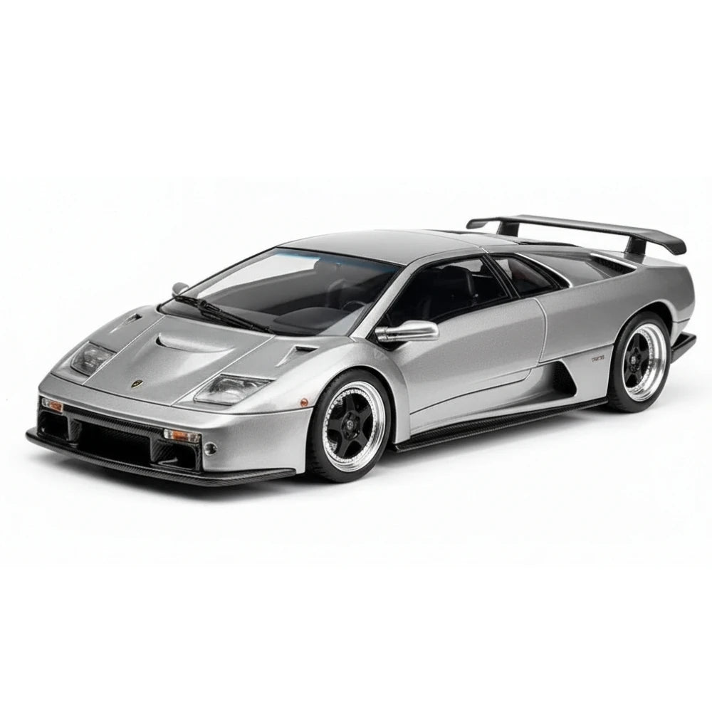 [Make Up] 1:43 Lamborghini 1999 Diablo GT Silver Model Car Resin