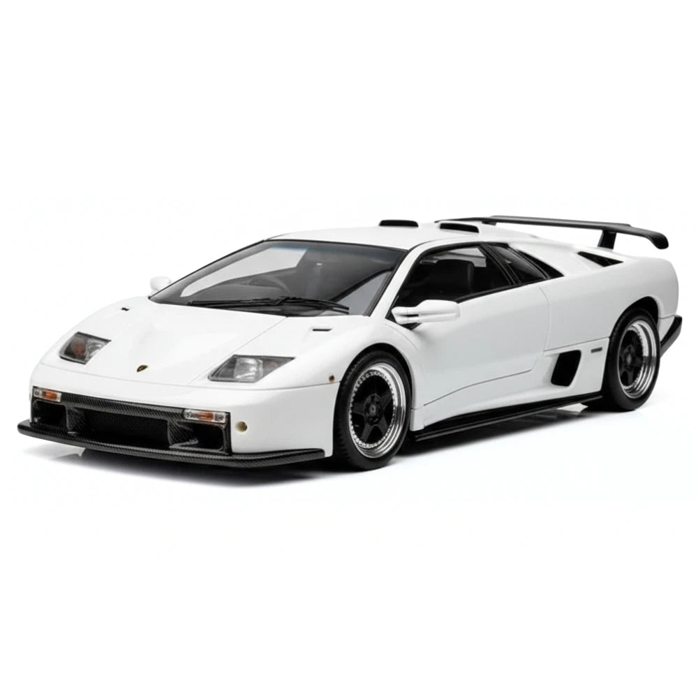 [Make Up] 1:43 Lamborghini 1999 Diablo GT ホワイト モデルカー レジン