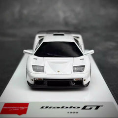 [Make Up] 1:43 Lamborghini 1999 Diablo GT White Model Car Resin