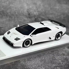 [Make Up] 1:43 Lamborghini 1999 Diablo GT White Model Car Resin