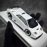 [Make Up] 1:43 Lamborghini 1999 Diablo GT ホワイト モデルカー レジン