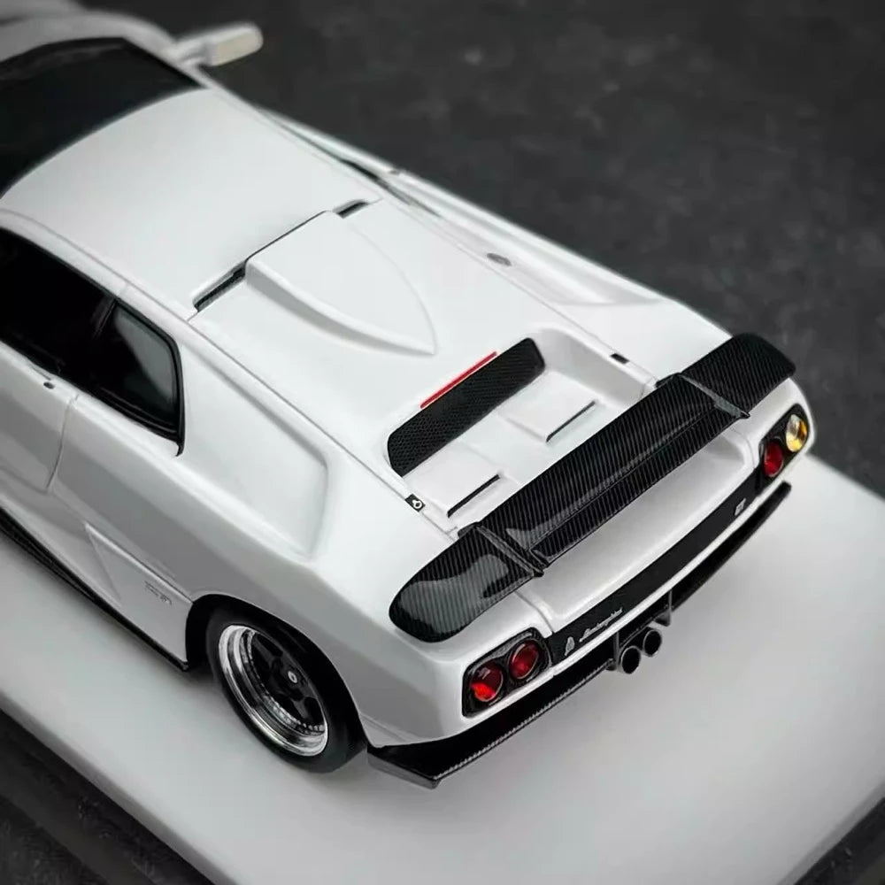 [Make Up] 1:43 Lamborghini 1999 Diablo GT White Model Car Resin