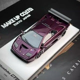 [Make Up] 1:43 Lamborghini 1999 Diablo GTR Purple Model Car Resin