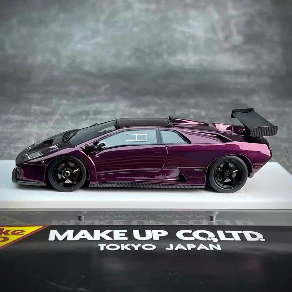 [Make Up] 1:43 Lamborghini 1999 Diablo GTR Purple Model Car Resin