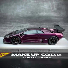[Make Up] 1:43 Lamborghini 1999 Diablo GTR Purple Model Car Resin