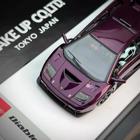 [Make Up] 1:43 Lamborghini 1999 Diablo GTR paars modelauto Hars