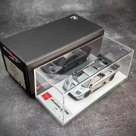 [Make Up] 1:43 Lamborghini 1999 Diablo GTR zilver modelauto Hars