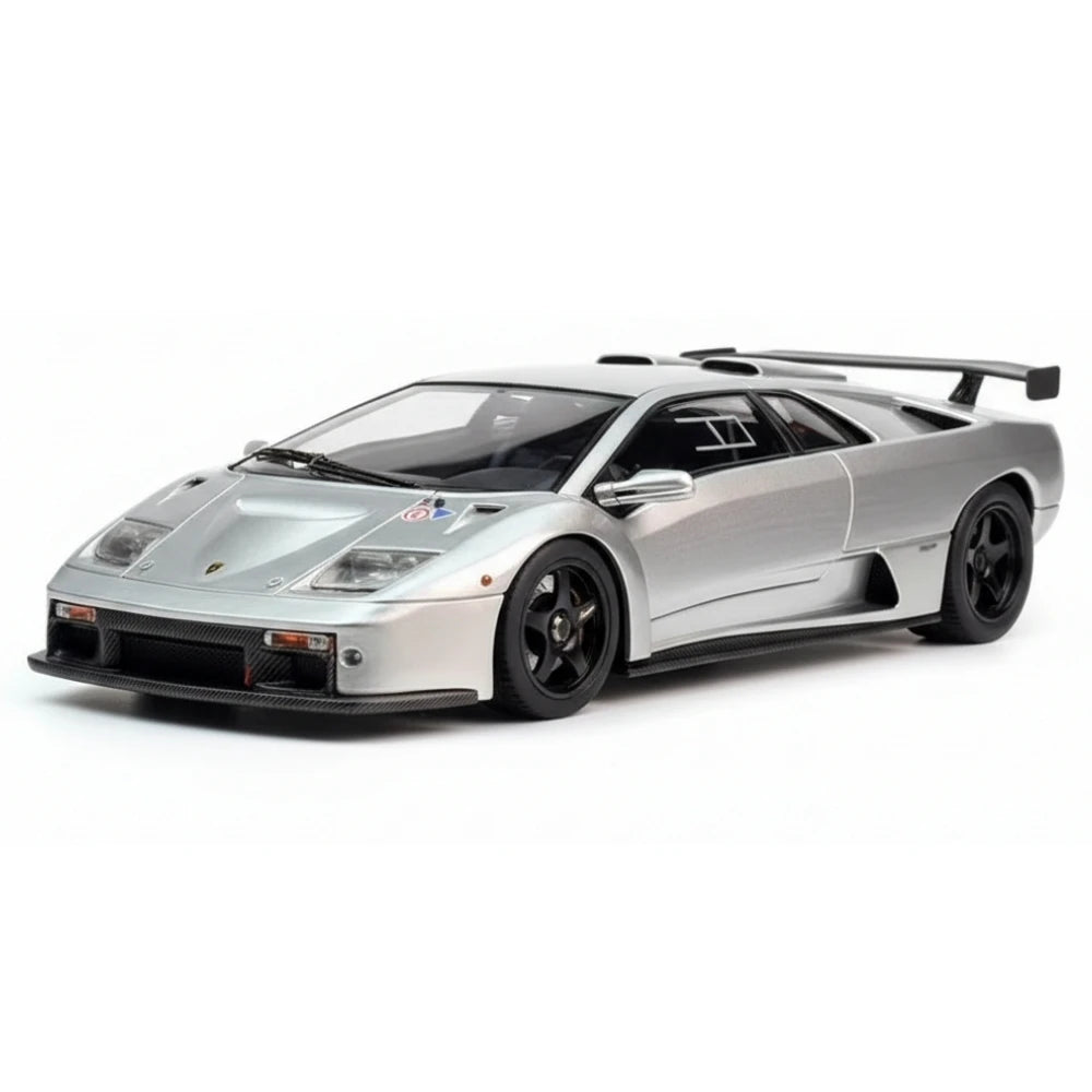 [Make Up] 1:43 Lamborghini 1999 Diablo GTR argento modellino di auto resina