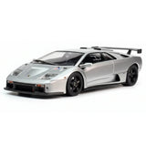 [Make Up] 1:43 Lamborghini 1999 Diablo GTR Silver Model Car Resin