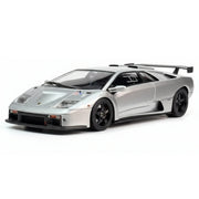 Make Up Lamborghini 1999 Diablo GTR plateado 1:43 – coche a escala de colección en resina