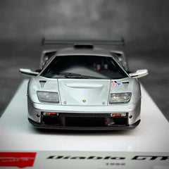 [Make Up] 1:43 Lamborghini 1999 Diablo GTR argento modellino di auto resina
