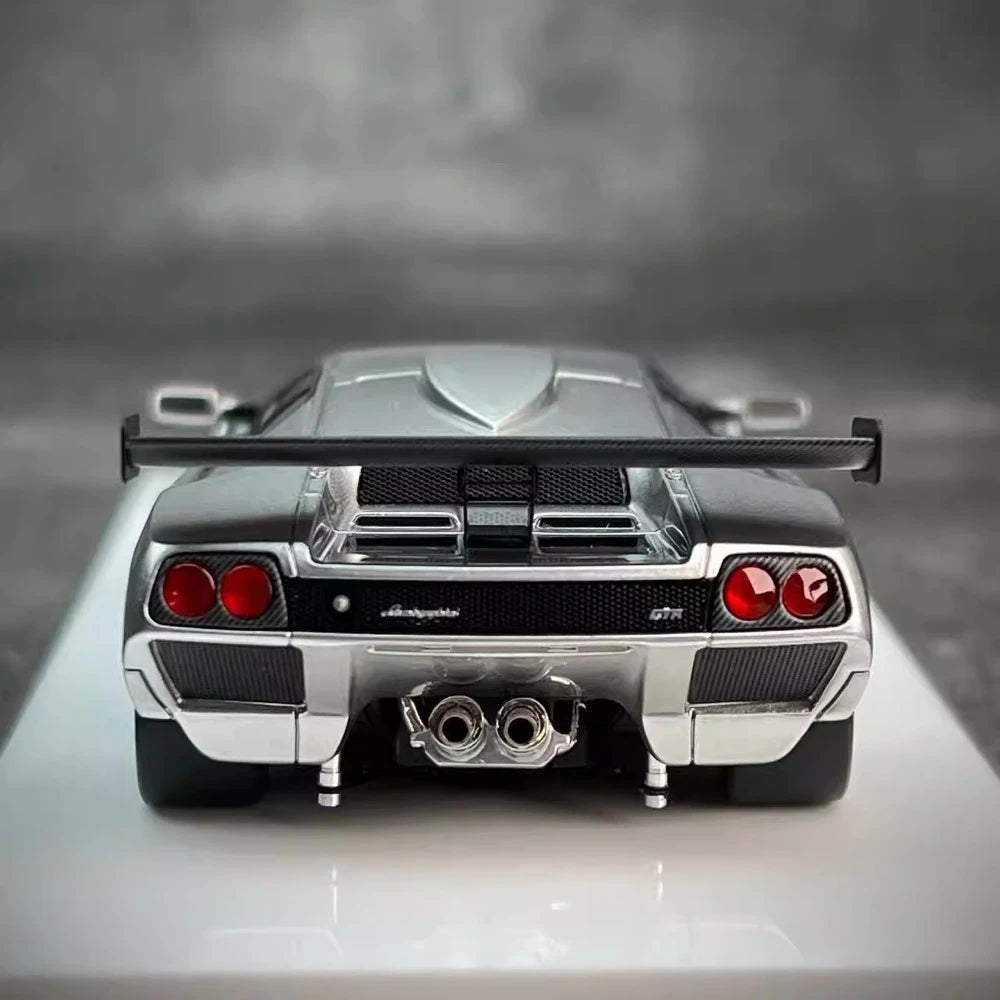 [Make Up] 1:43 Lamborghini 1999 Diablo GTR argento modellino di auto resina