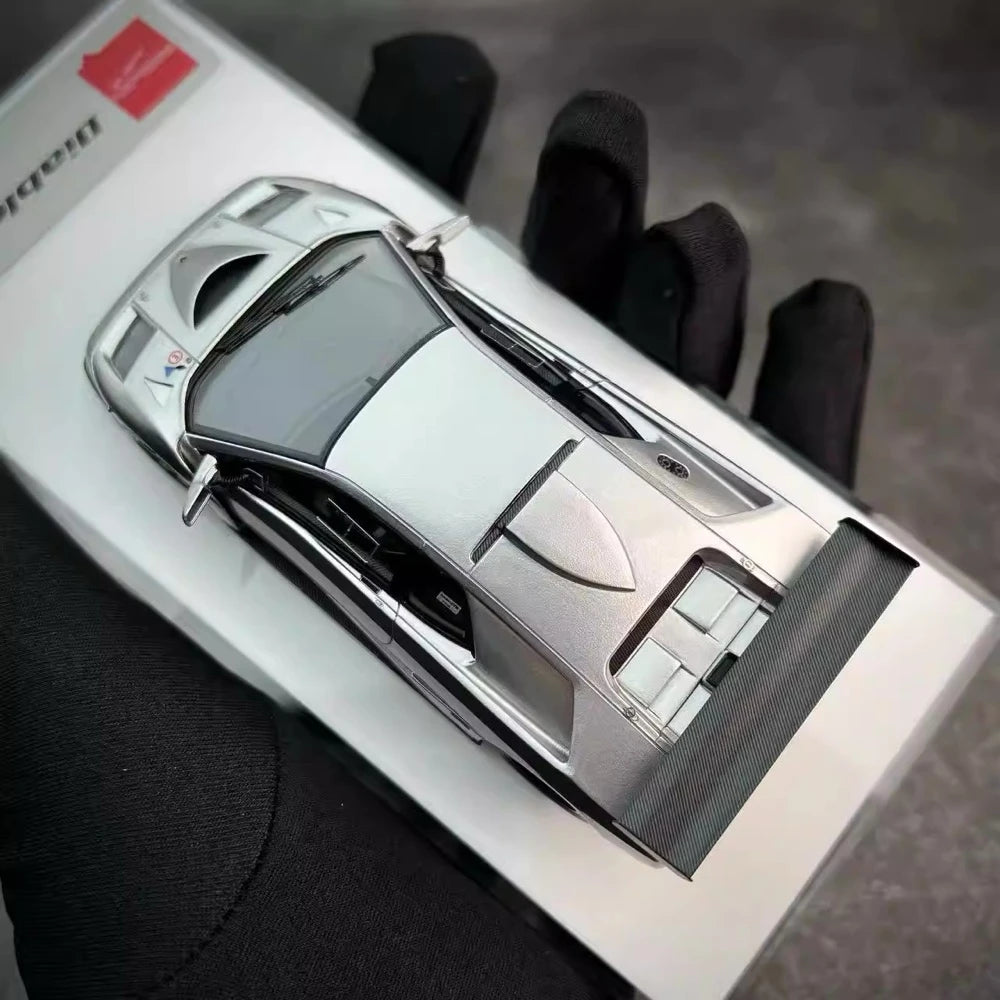 [Make Up] 1:43 Lamborghini 1999 Diablo GTR argento modellino di auto resina