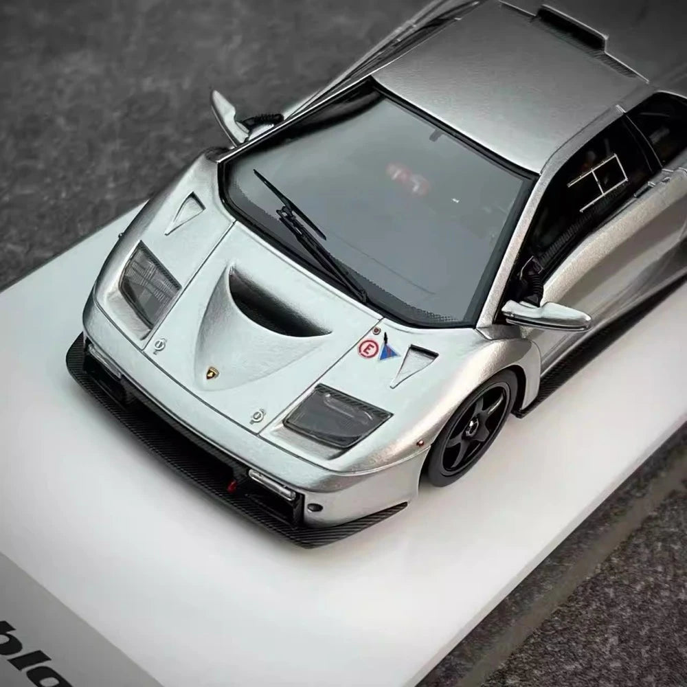 [Make Up] 1:43 Lamborghini 1999 Diablo GTR argento modellino di auto resina