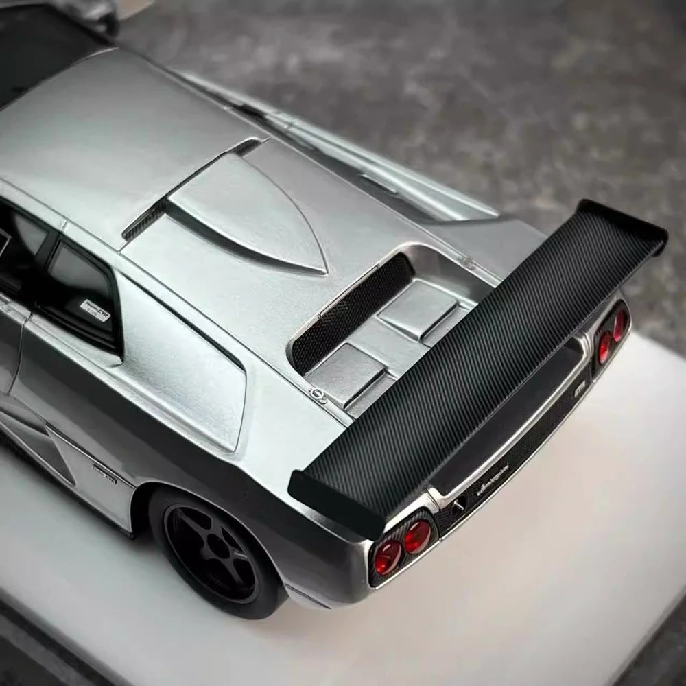 [Make Up] 1:43 Lamborghini 1999 Diablo GTR argento modellino di auto resina
