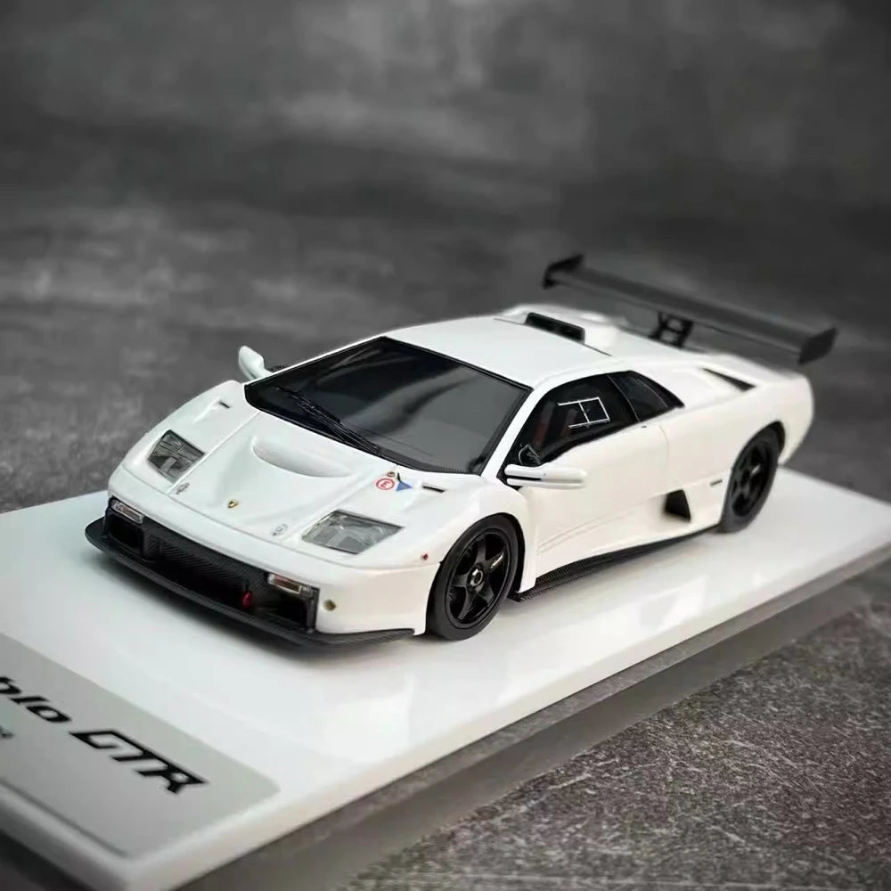[Make Up] 1:43 Lamborghini 1999 Diablo GTR vit modellbil harts