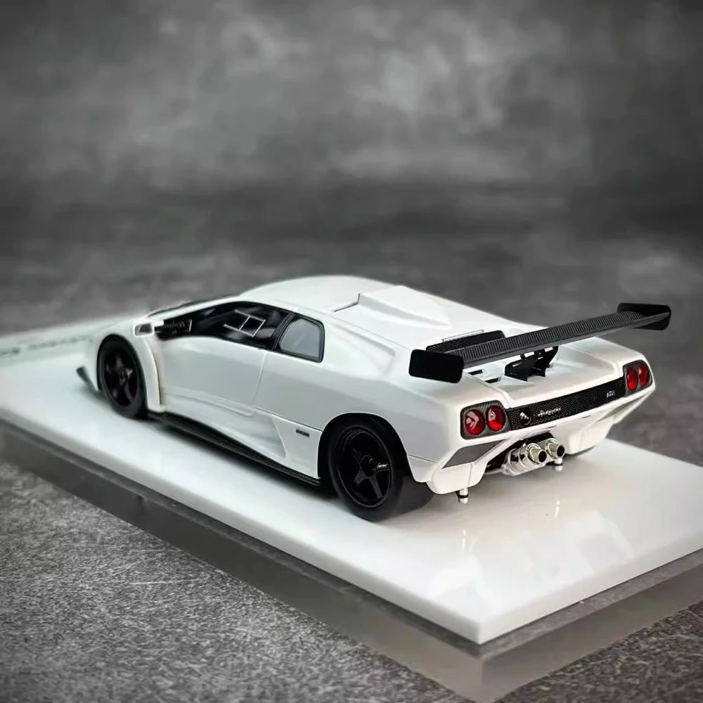 [Make Up] 1:43 Lamborghini 1999 Diablo GTR White Model Car Resin