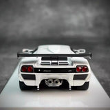 [Make Up] 1:43 Lamborghini 1999 Diablo GTR vit modellbil harts