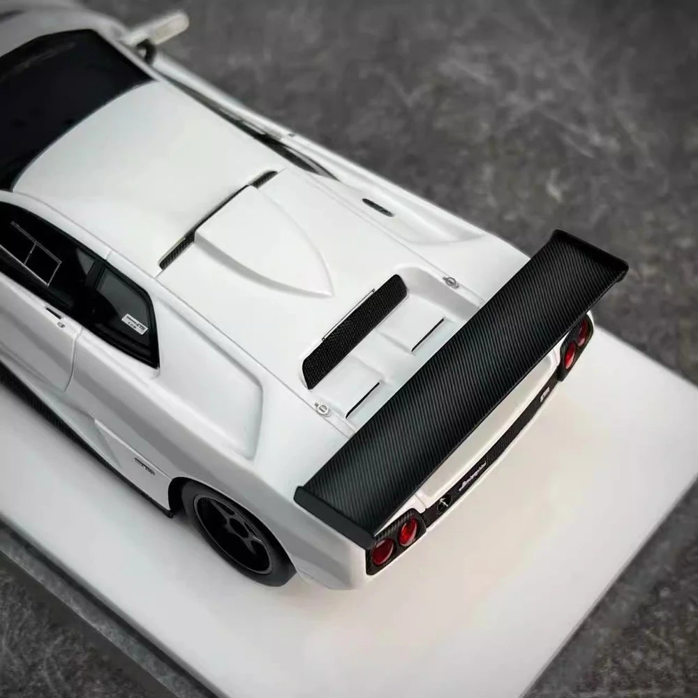 [Make Up] 1:43 Lamborghini 1999 Diablo GTR White Model Car Resin