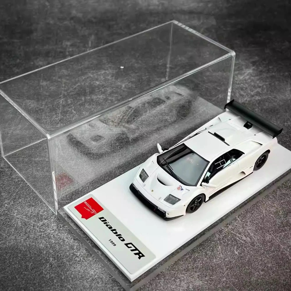 [Make Up] 1:43 Lamborghini 1999 Diablo GTR vit modellbil harts