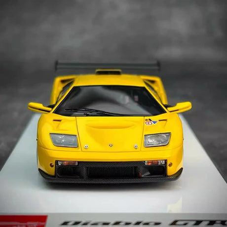[Make Up] 1:43 Lamborghini 1999 Diablo GTR geel modelauto Hars
