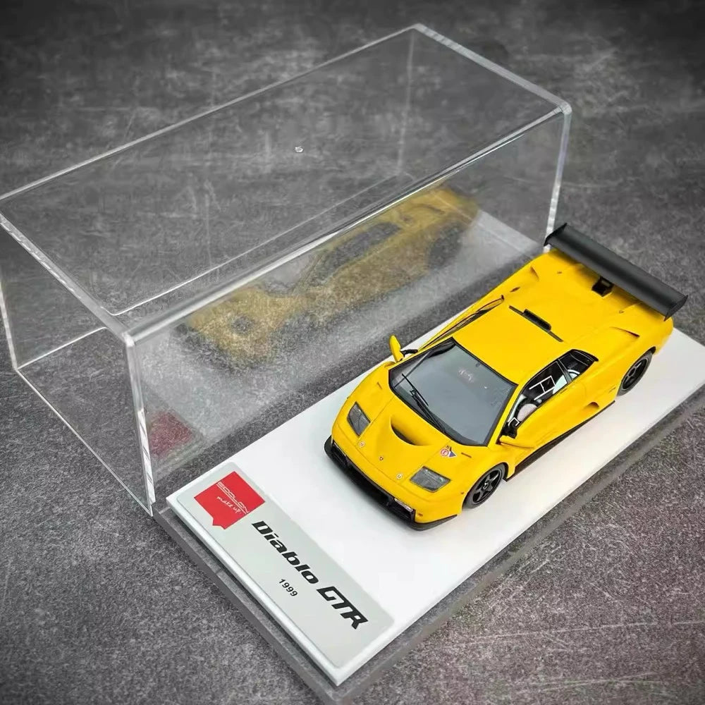 [Make Up] 1:43 Lamborghini 1999 Diablo GTR Yellow Model Car Resin
