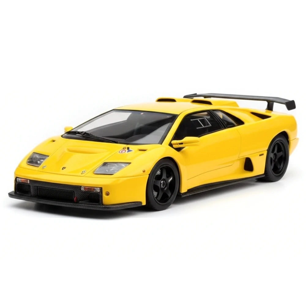 [Make Up] 1:43 Lamborghini 1999 Diablo GTR Yellow Model Car Resin