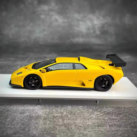 [Make Up] 1:43 Lamborghini 1999 Diablo GTR geel modelauto Hars
