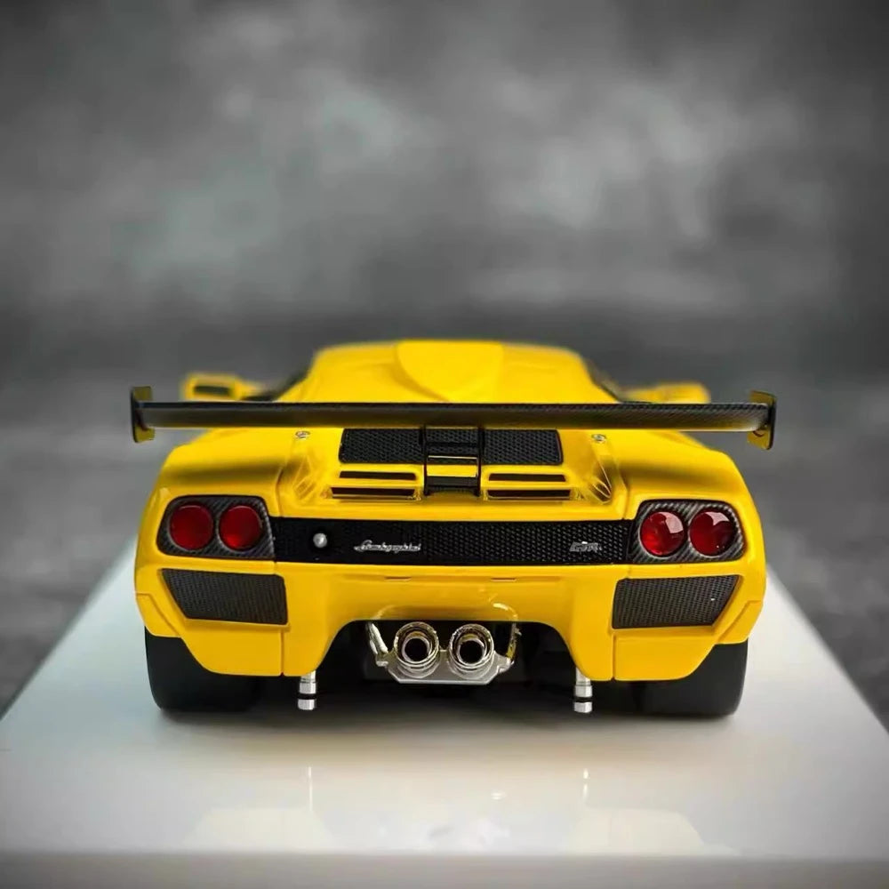 [Make Up] 1:43 Lamborghini 1999 Diablo GTR Yellow Model Car Resin
