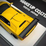 [Make Up] 1:43 Lamborghini 1999 Diablo GTR Yellow Model Car Resin