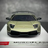 [Make Up] 1:43 Lamborghini 2009 Murcielago LP670-4 SV グレー モデルカー レジン