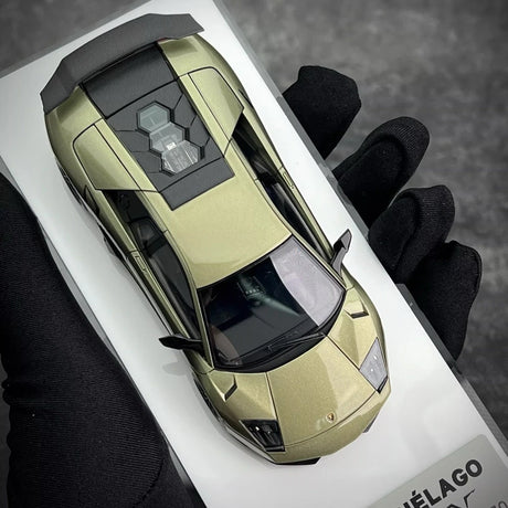 [Make Up] 1:43 Lamborghini 2009 Murcielago LP670-4 SV grijs modelauto Hars