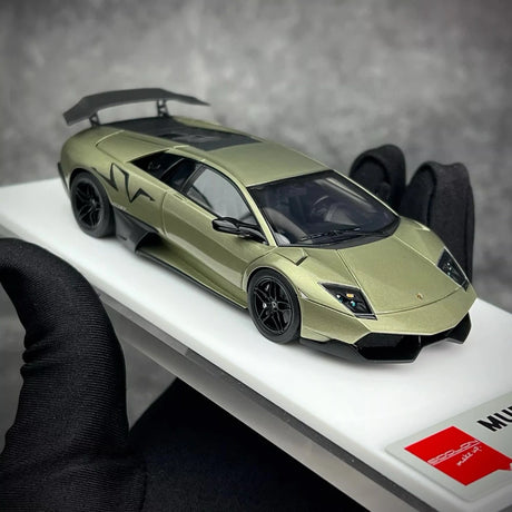 [Make Up] 1:43 Lamborghini 2009 Murcielago LP670-4 SV grijs modelauto Hars