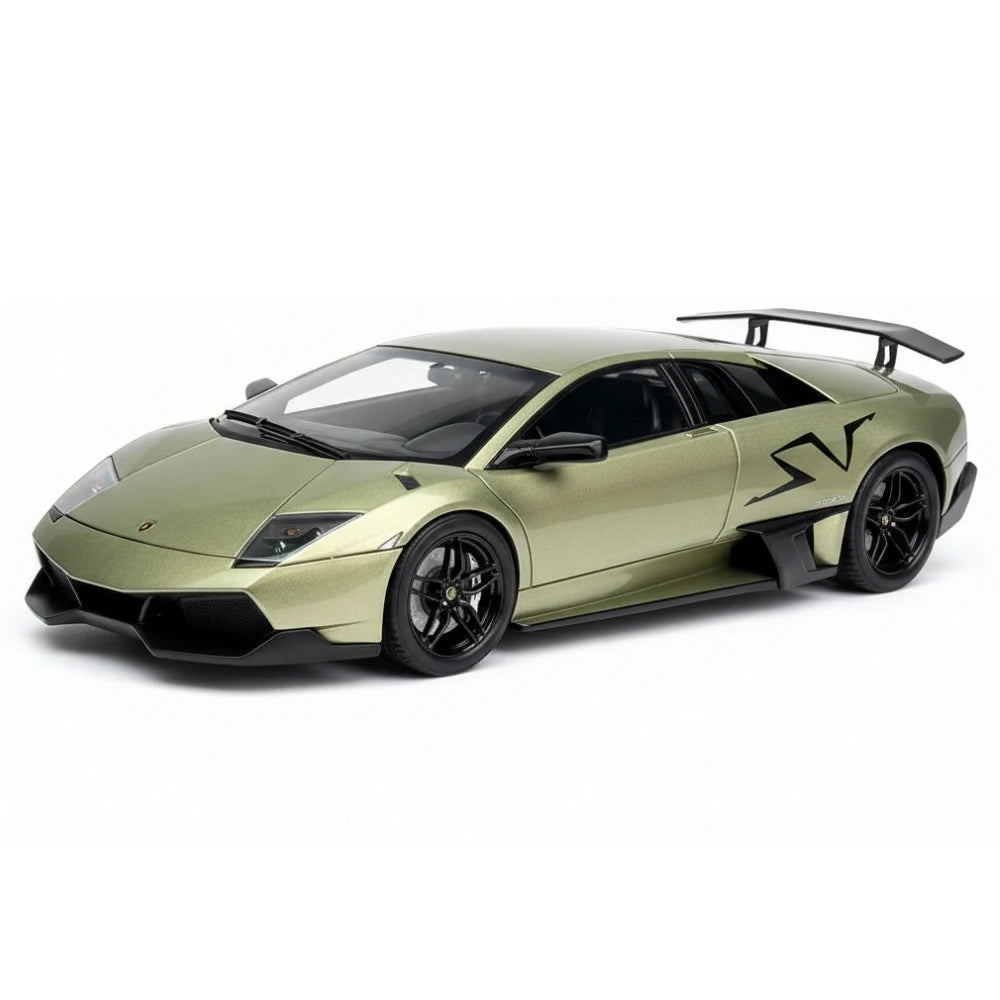 [Make Up] 1:43 Lamborghini 2009 Murcielago LP670-4 SV grijs modelauto Hars