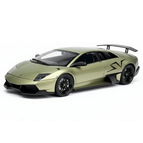 [Make Up] 1:43 Lamborghini 2009 Murcielago LP670-4 SV グレー モデルカー レジン