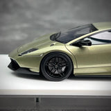 [Make Up] 1:43 Lamborghini 2009 Murcielago LP670-4 SV グレー モデルカー レジン