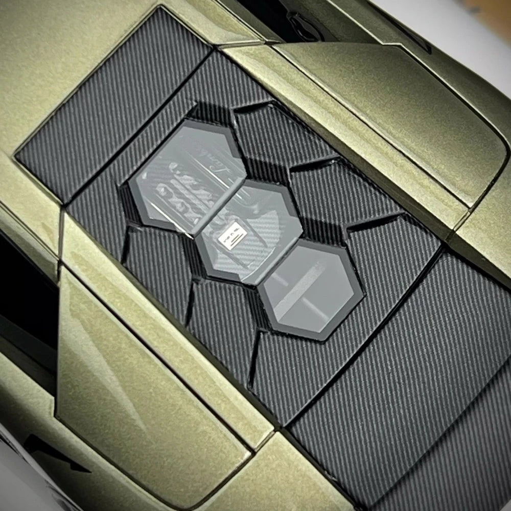 [Make Up] 1:43 Lamborghini 2009 Murcielago LP670-4 SV grijs modelauto Hars