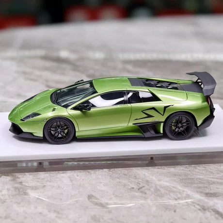 [Make Up] 1:43 Lamborghini 2009 Murcielago LP670-4 SV groen modelauto Hars