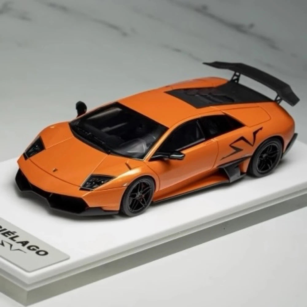 [Make Up] 1:43 Lamborghini 2009 Murcielago LP670-4 SV Orange Model Car Resin