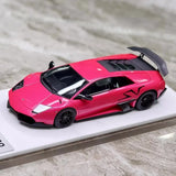 [Make Up] 1:43 Lamborghini 2009 Murcielago LP670-4 SV Pink Model Car Resin