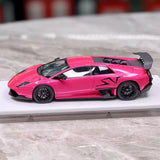 [Make Up] 1:43 Lamborghini 2009 Murcielago LP670-4 SV Pink Model Car Resin