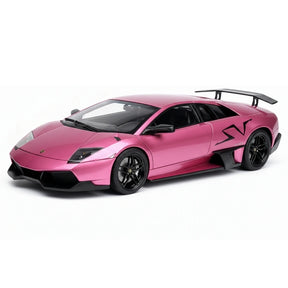 [Make Up] 1:43 Lamborghini 2009 Murcielago LP670-4 SV Pink Model Car Resin