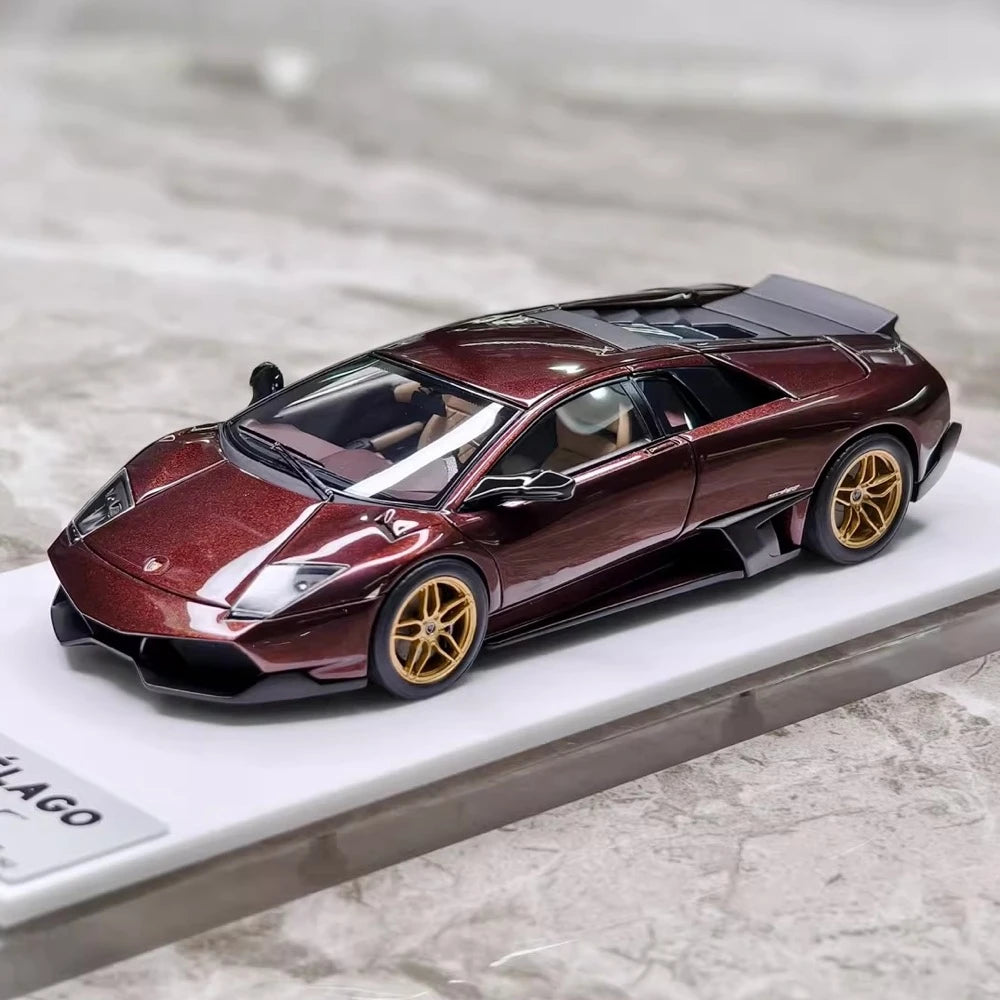 [Make Up] 1:43 Lamborghini 2009 Murcielago LP670-4 SV Wine modelauto Hars