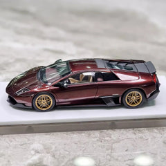 [Make Up] 1:43 Lamborghini 2009 Murcielago LP670-4 SV Wine Model Car Resin