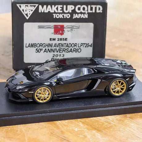 [Make Up] 1:43 Lamborghini 2013 Aventador LP720-4 50th Anniversario Black Model Car Resin