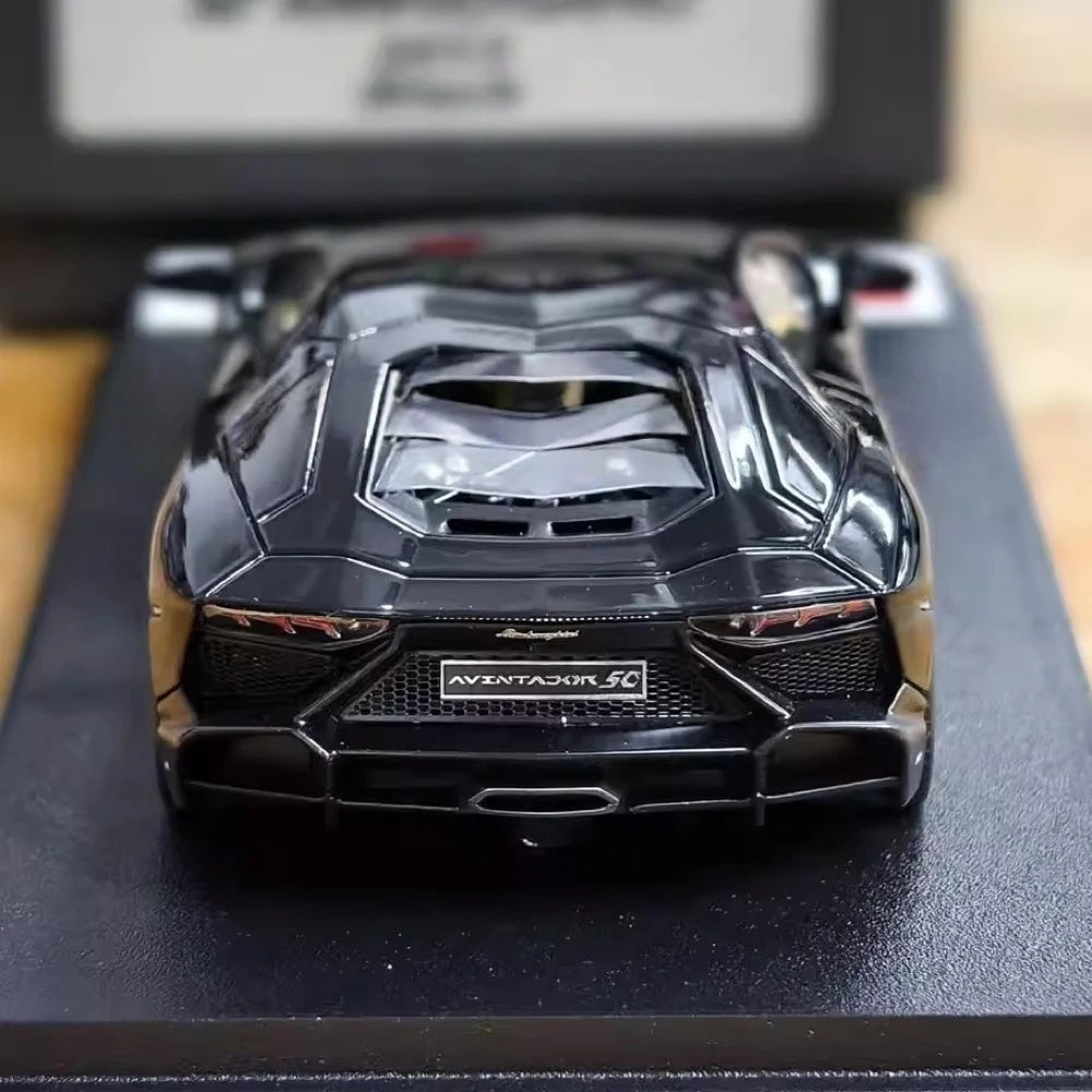 [Make Up] 1:43 Lamborghini 2013 Aventador LP720-4 50th Anniversario noir voiture miniature Resin