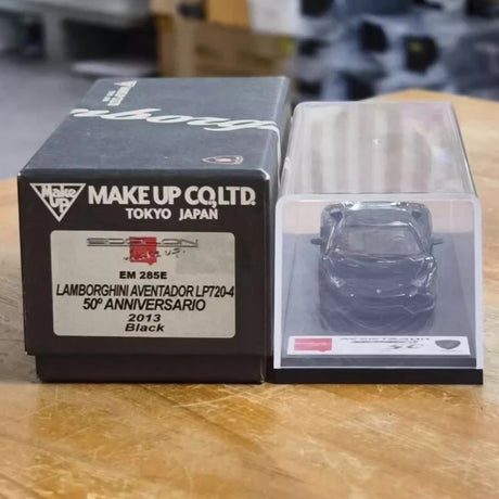 [Make Up] 1:43 Lamborghini 2013 Aventador LP720-4 50th Anniversario Black Model Car Resin