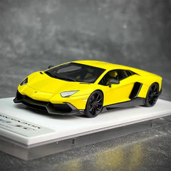 [Make Up] 1:43 Lamborghini 2013 Aventador LP720-4 50th Anniversario Yellow Model Car Resin
